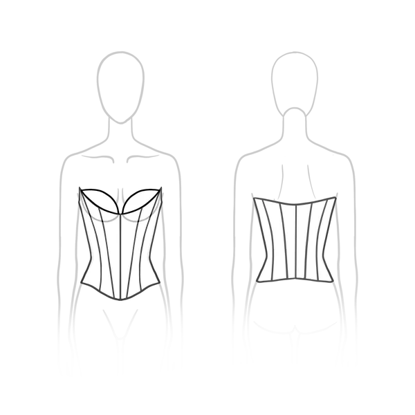 Athena Corset illustration