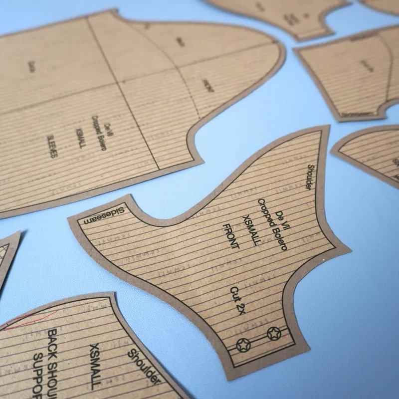 De Vil Cropped Bolero sewing pattern